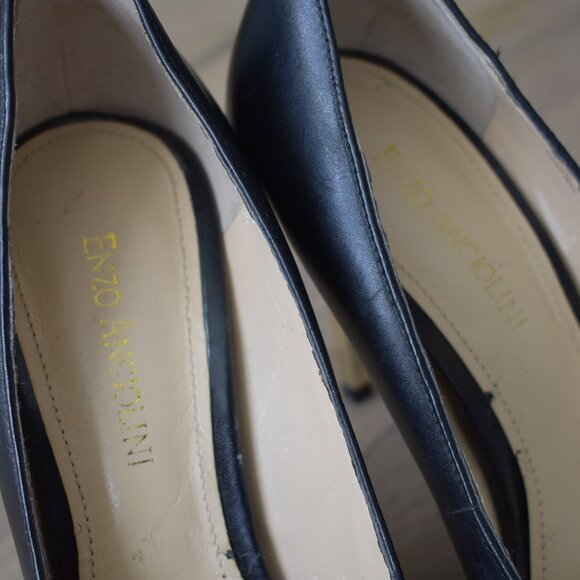 Enzo Angiolini 'Infiniti'  Gold Stiletto Heel Pump - Picture 12 of 12